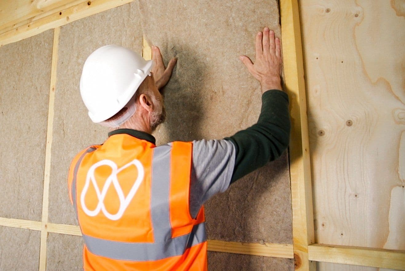 Hemp Fibre Batts Installation