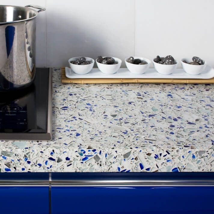Vetrazzo Glass Kitchen Benchtop