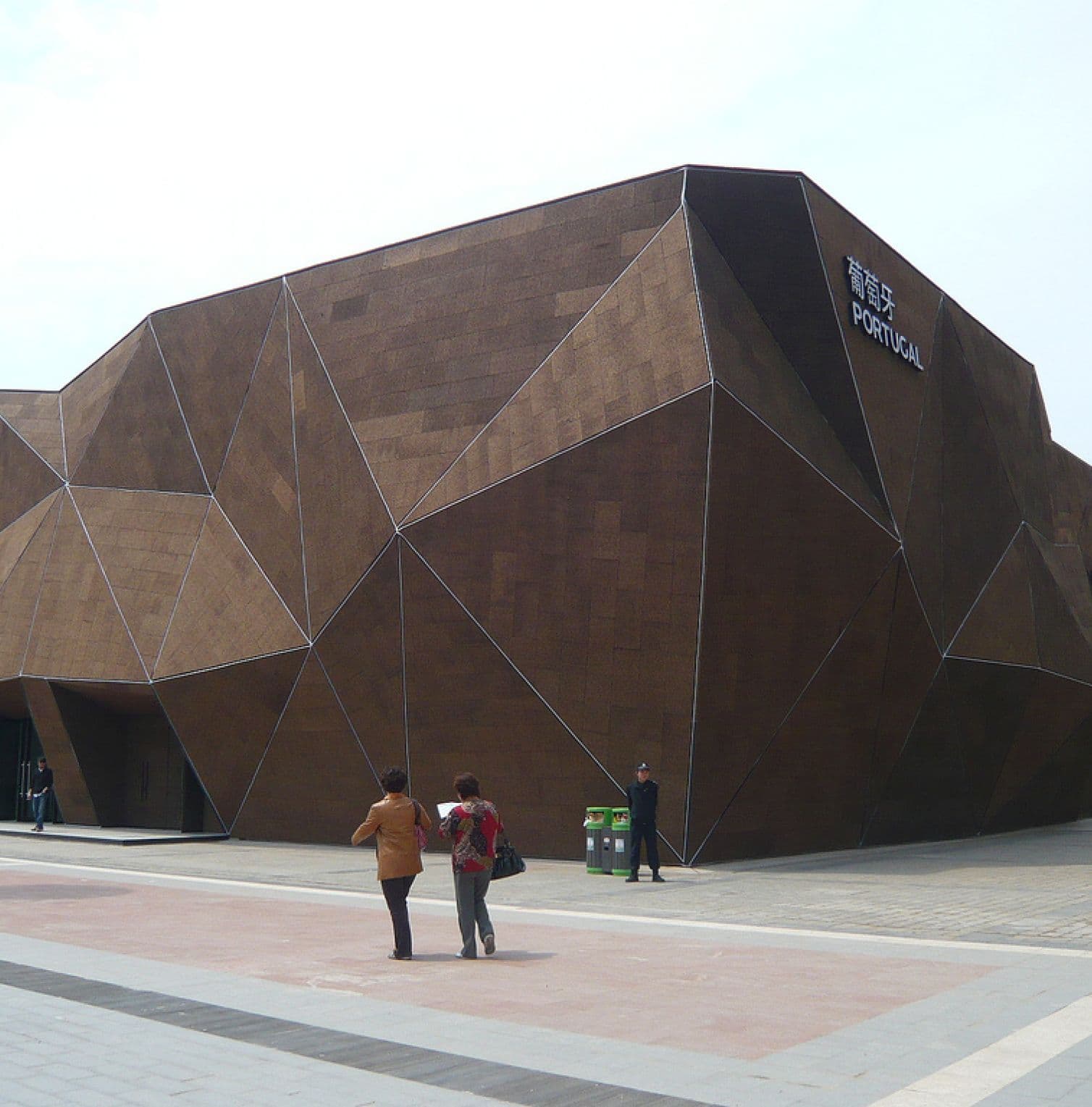 Cork facade