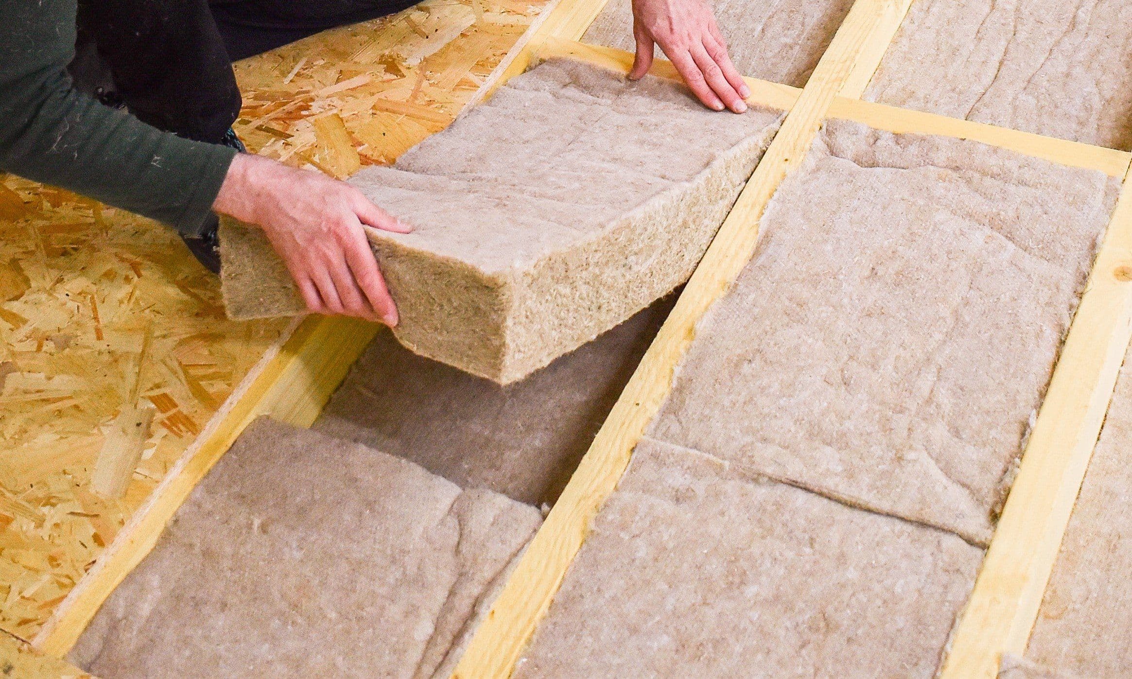 Hemp Fibre Batts Installation