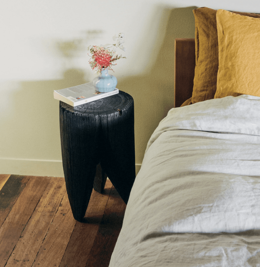 Telegraph Stool Bedside Table